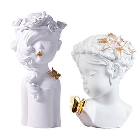 Summer Girl Bust Statuette