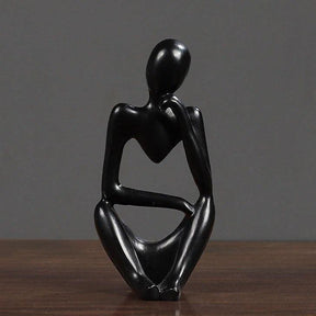 Abstract Thinker Figurine Sculpture