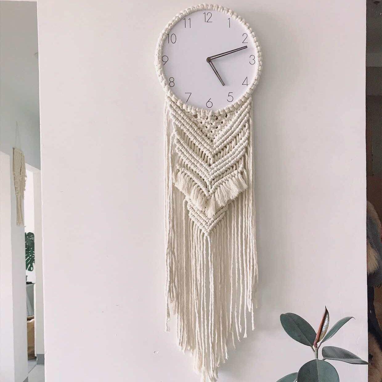 Macrame Wall Clocks Collection