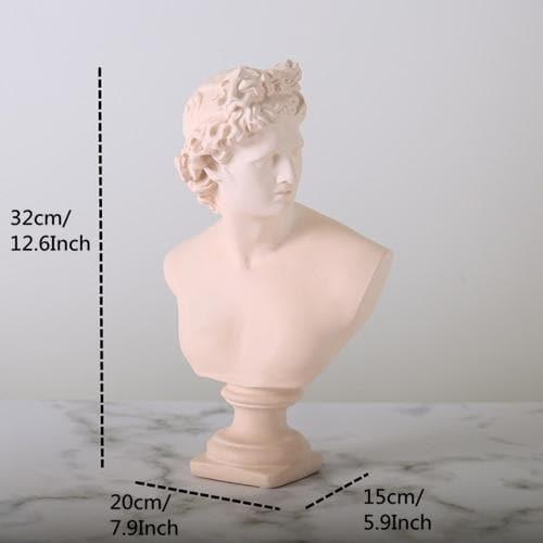 Classic Greek Bust Statuette