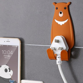 Flexible Adhesive Animal Fridge and Wall Hooks