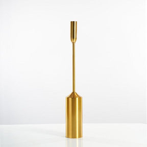 Gold Pillar Candle Holders