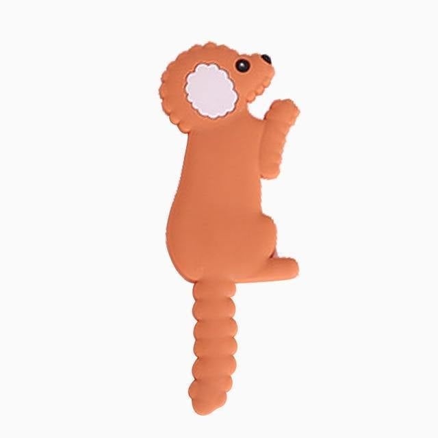 Flexible Adhesive Animal Fridge and Wall Hooks