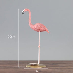 Tropical Flamingo Figurines